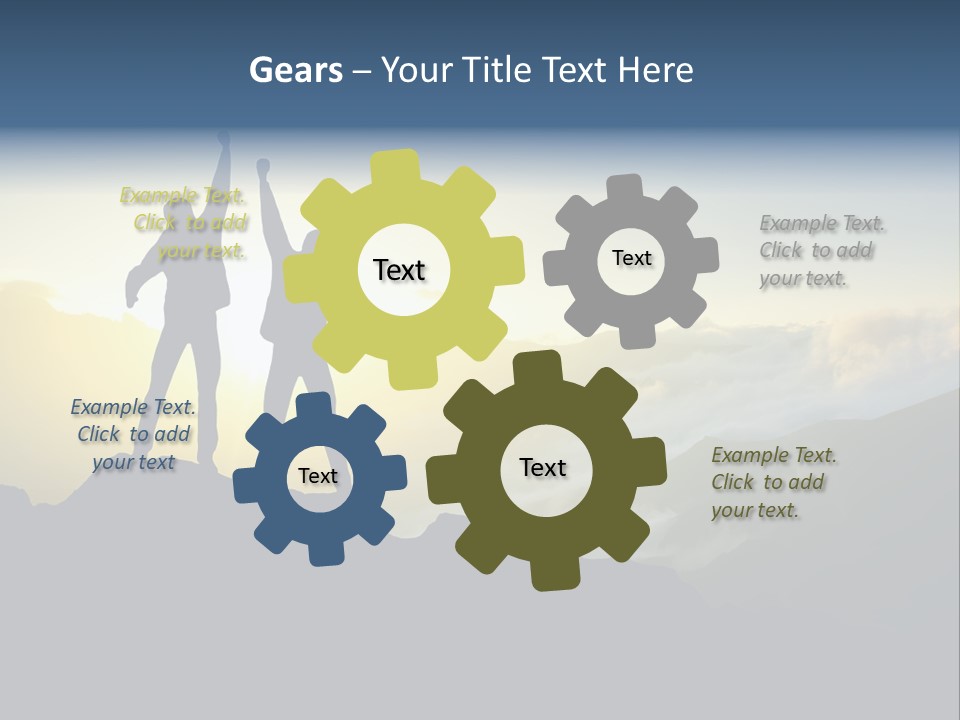 Free Horizon Sunrise PowerPoint Template