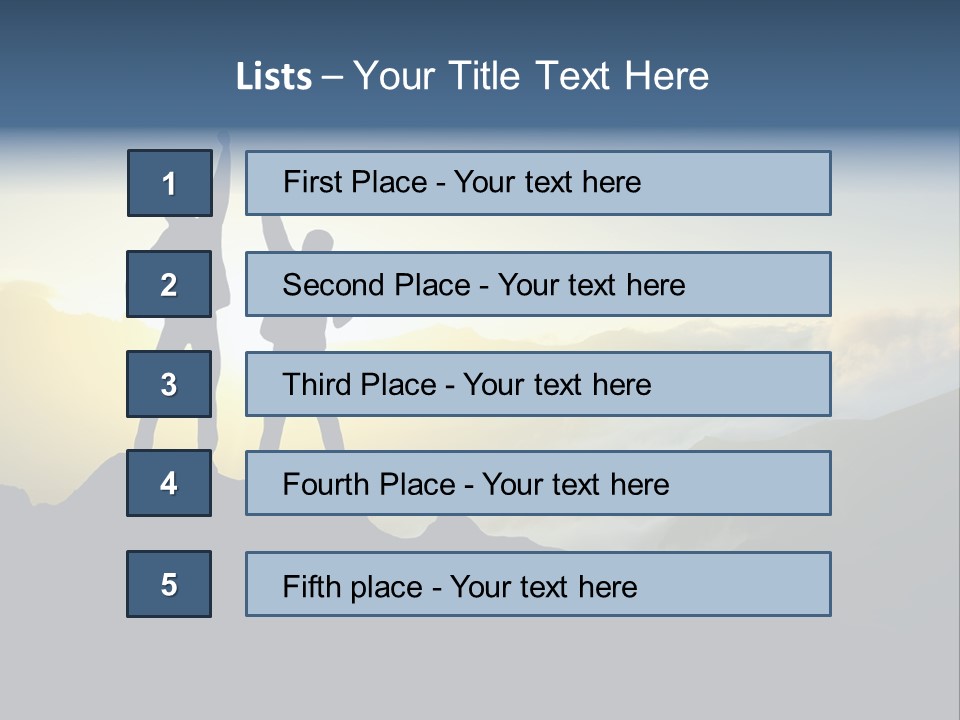 Free Horizon Sunrise PowerPoint Template