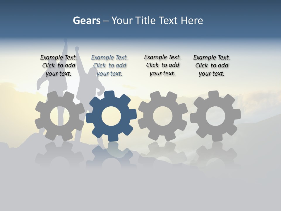 Free Horizon Sunrise PowerPoint Template