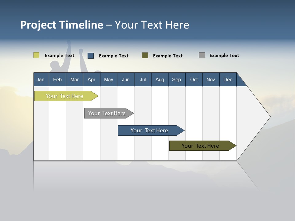 Free Horizon Sunrise PowerPoint Template