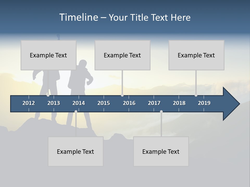 Free Horizon Sunrise PowerPoint Template