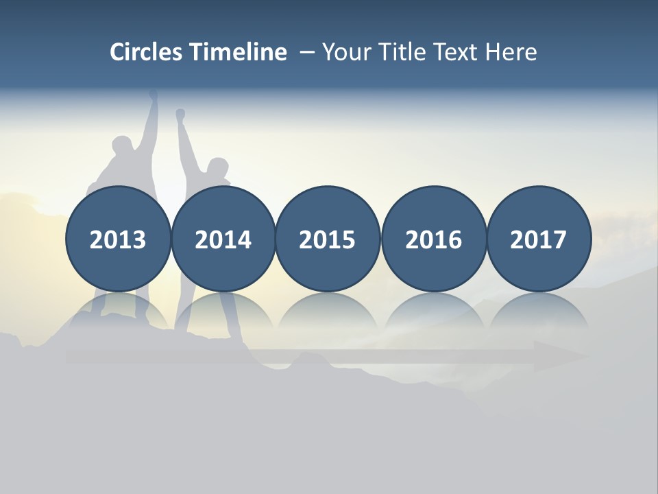 Free Horizon Sunrise PowerPoint Template