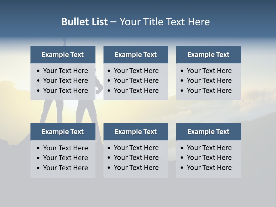 Free Horizon Sunrise PowerPoint Template