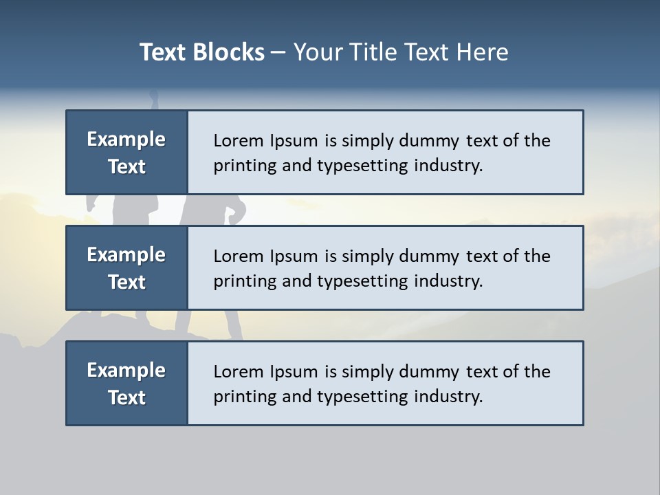 Free Horizon Sunrise PowerPoint Template