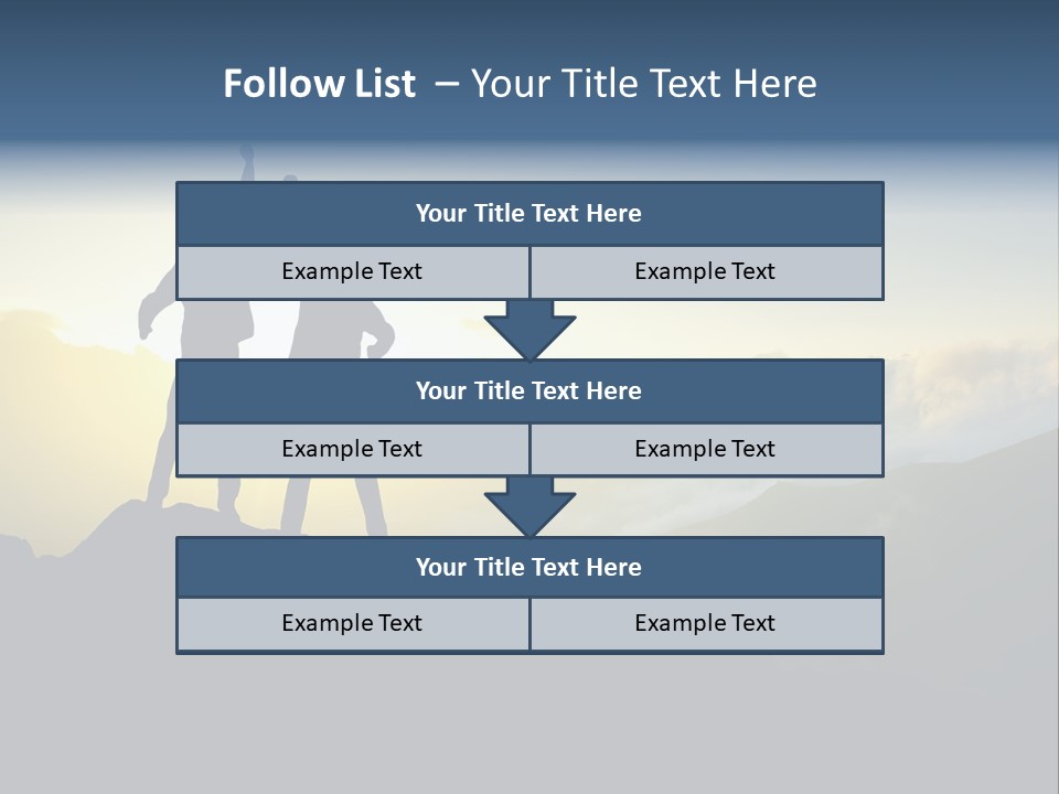 Free Horizon Sunrise PowerPoint Template
