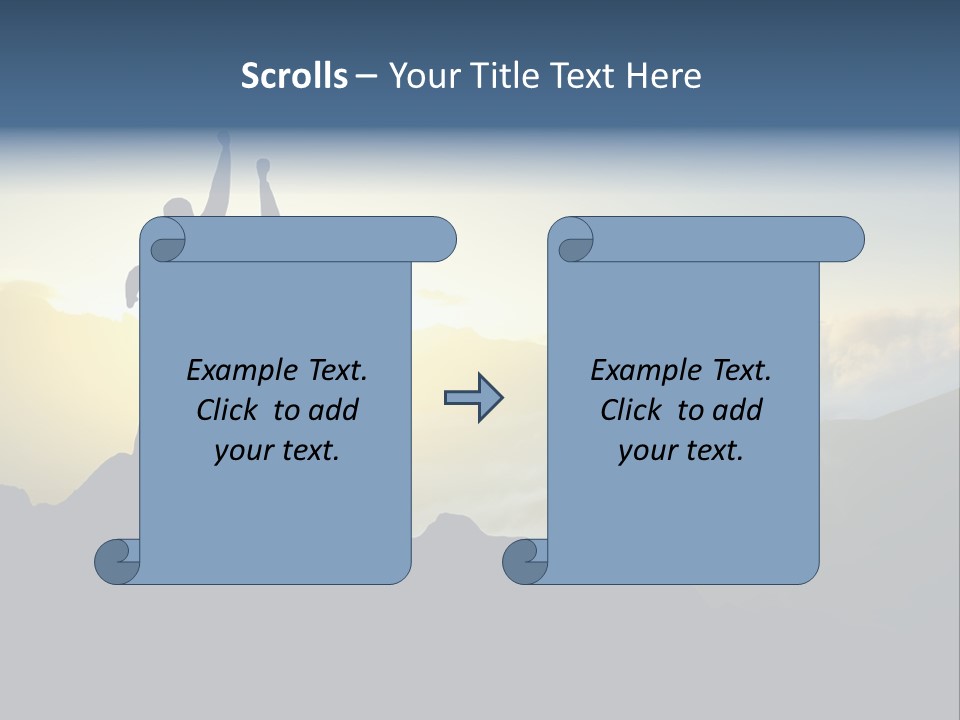 Free Horizon Sunrise PowerPoint Template