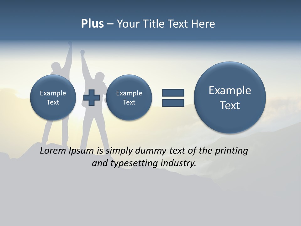 Free Horizon Sunrise PowerPoint Template