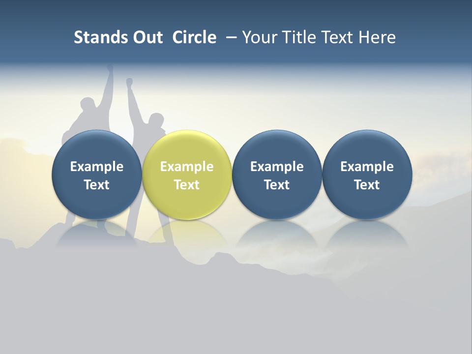 Free Horizon Sunrise PowerPoint Template