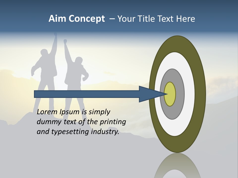 Free Horizon Sunrise PowerPoint Template