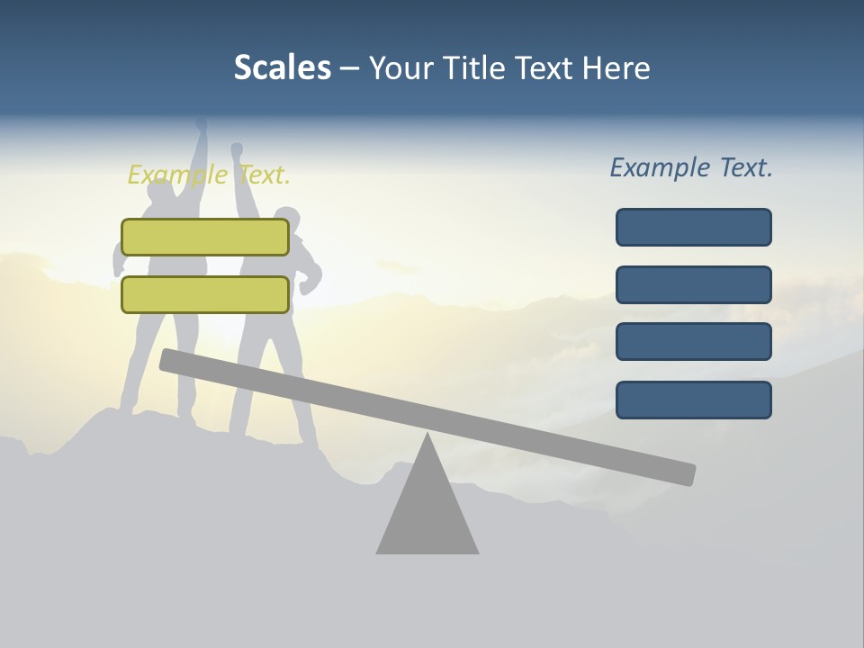 Free Horizon Sunrise PowerPoint Template