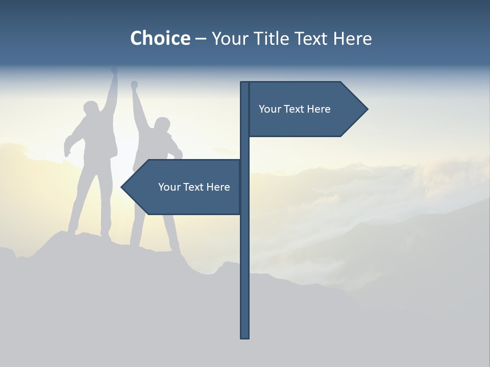 Free Horizon Sunrise PowerPoint Template