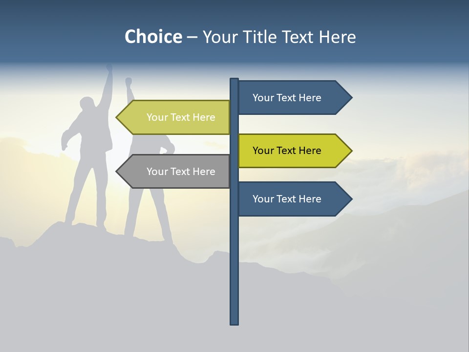 Free Horizon Sunrise PowerPoint Template