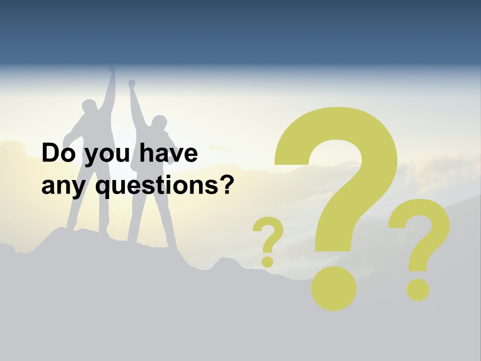 Free Horizon Sunrise PowerPoint Template