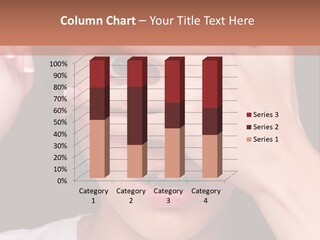 Picture Female Watching PowerPoint Template