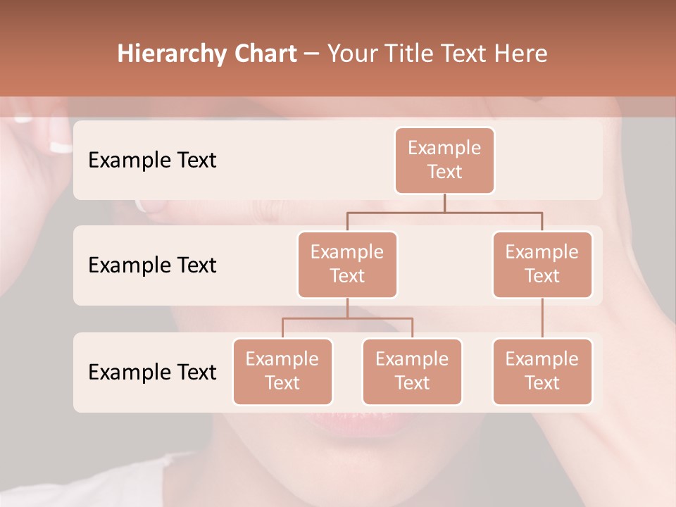 Picture Female Watching PowerPoint Template