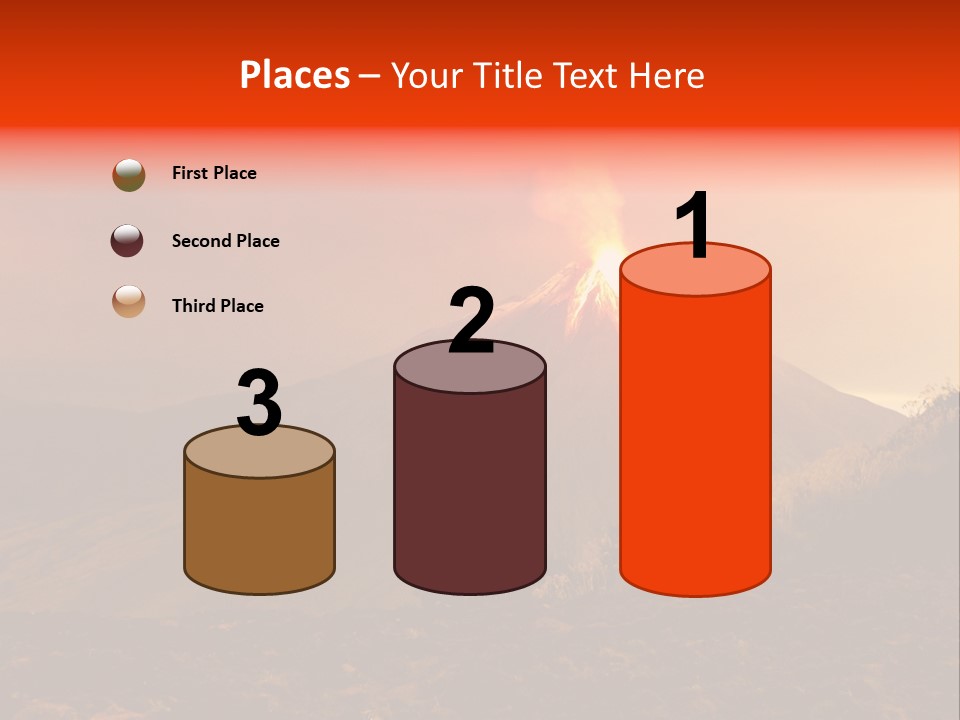 Flow Volcanic Power PowerPoint Template