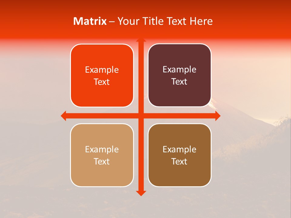 Flow Volcanic Power PowerPoint Template