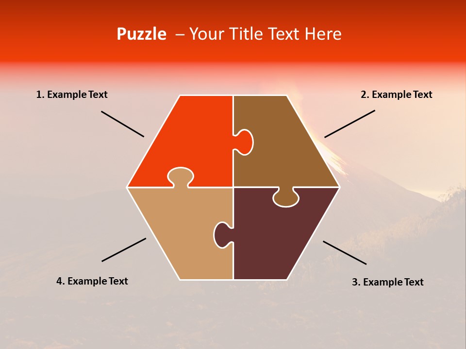 Flow Volcanic Power PowerPoint Template