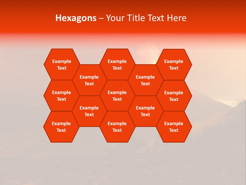 Flow Volcanic Power PowerPoint Template