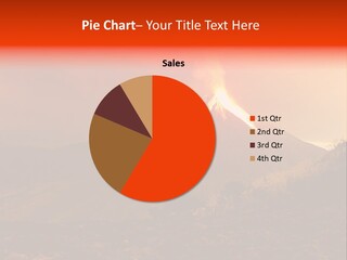 Flow Volcanic Power PowerPoint Template