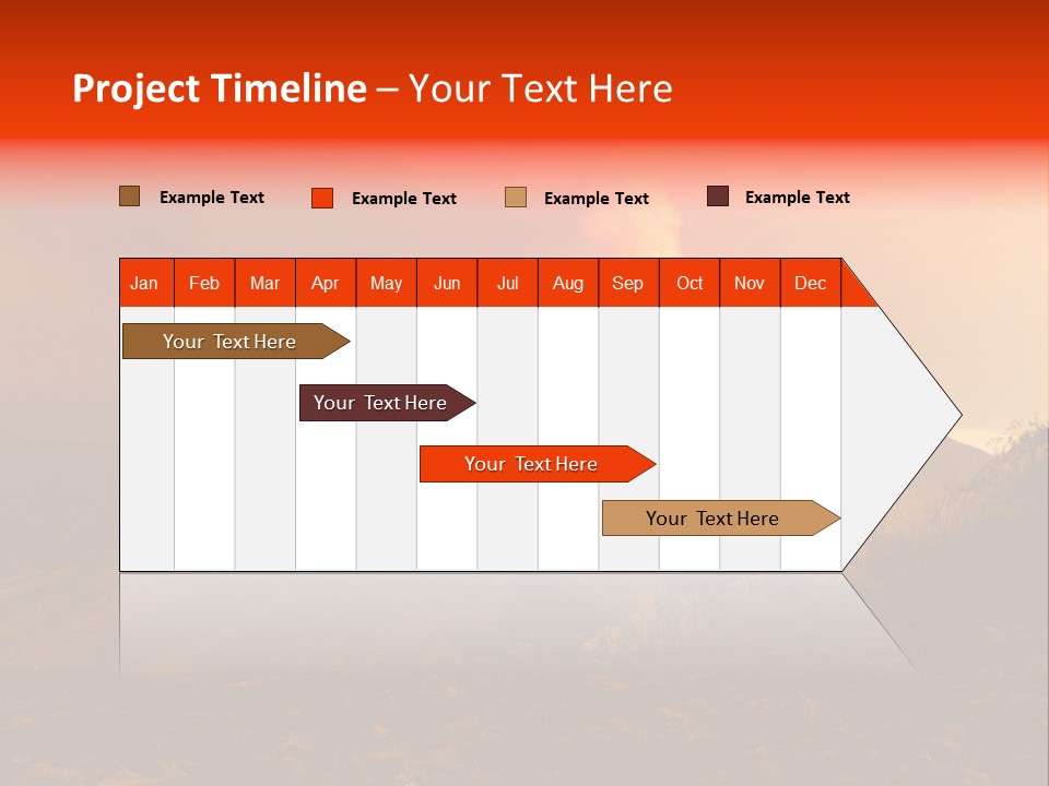 Flow Volcanic Power PowerPoint Template