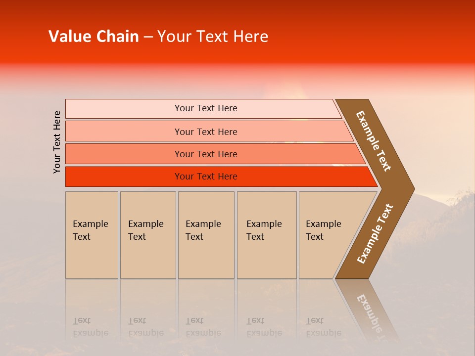 Flow Volcanic Power PowerPoint Template