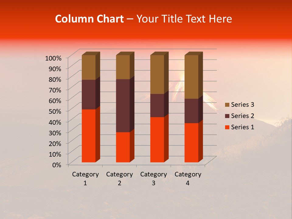 Flow Volcanic Power PowerPoint Template