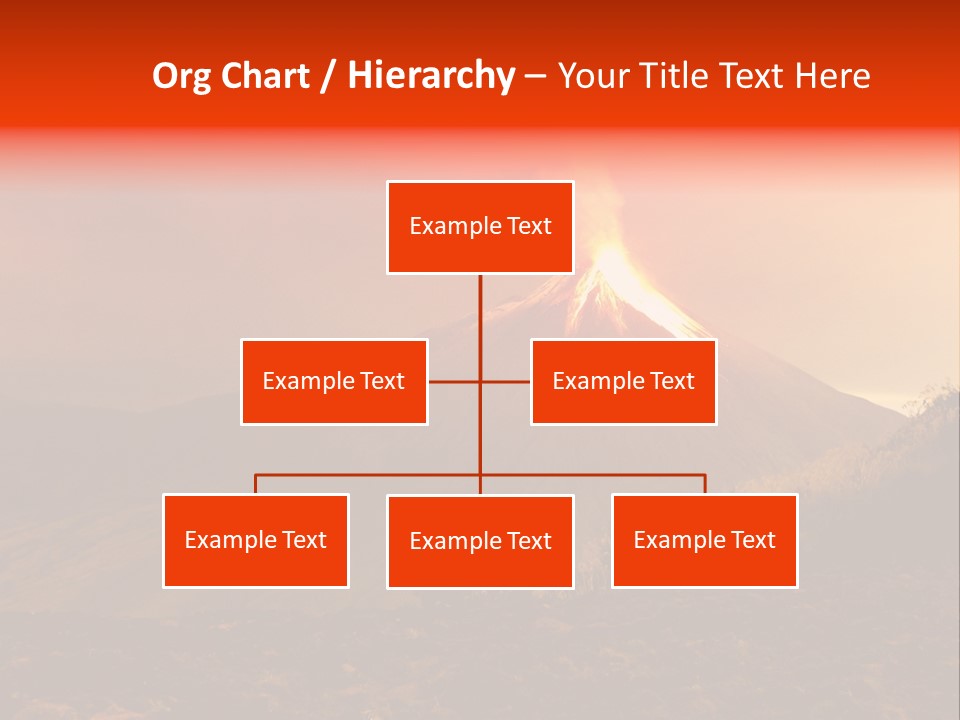 Flow Volcanic Power PowerPoint Template