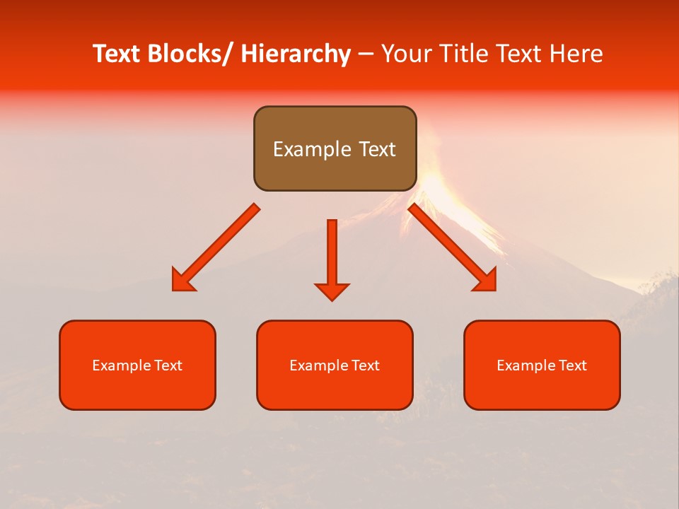 Flow Volcanic Power PowerPoint Template