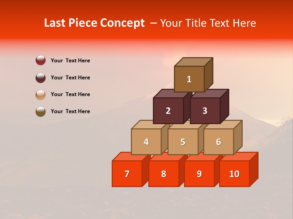 Flow Volcanic Power PowerPoint Template
