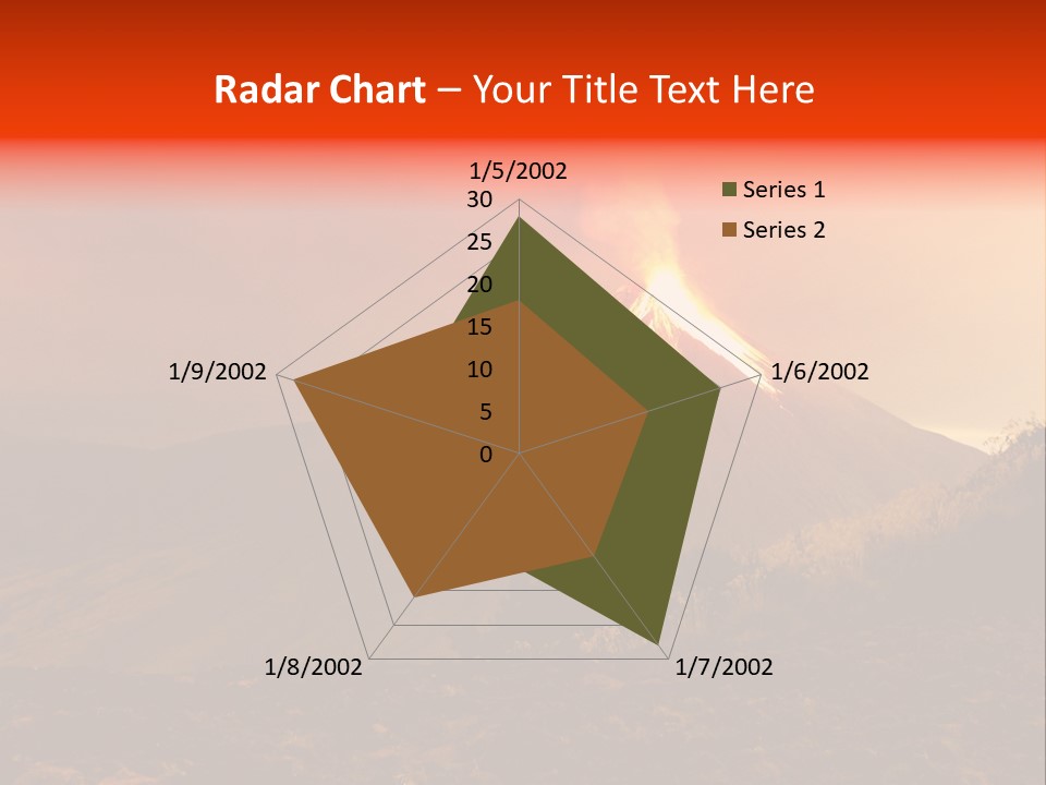 Flow Volcanic Power PowerPoint Template