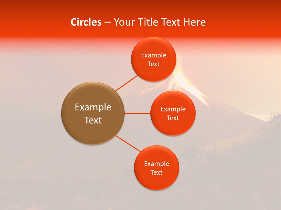 Flow Volcanic Power PowerPoint Template
