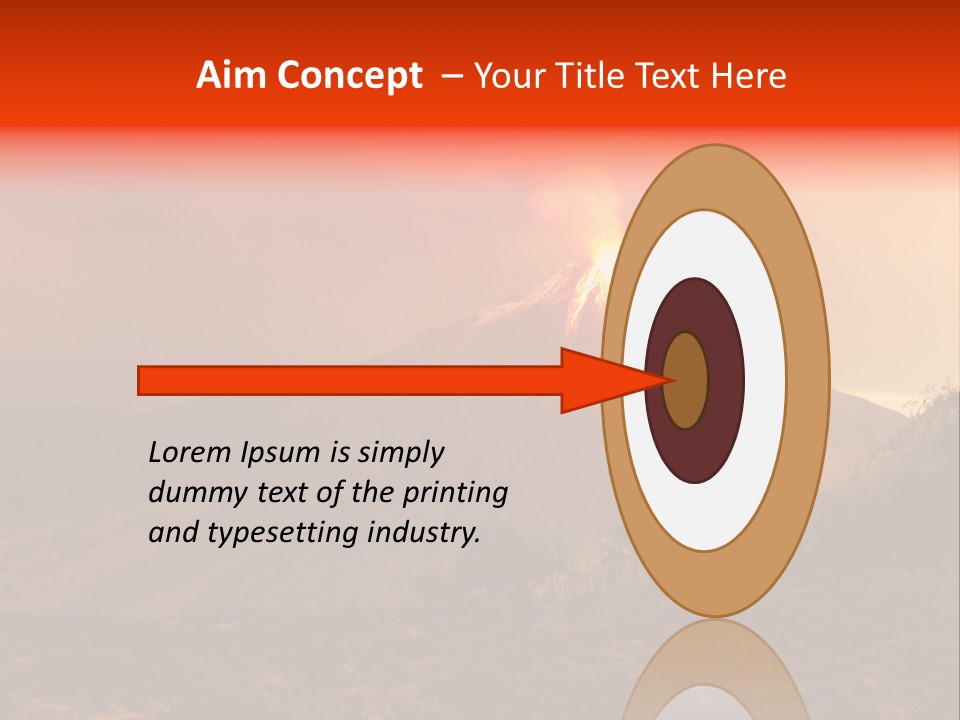 Flow Volcanic Power PowerPoint Template