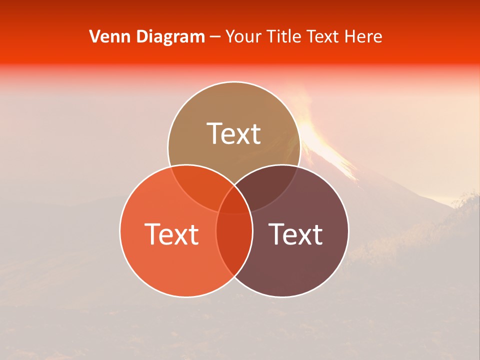 Flow Volcanic Power PowerPoint Template