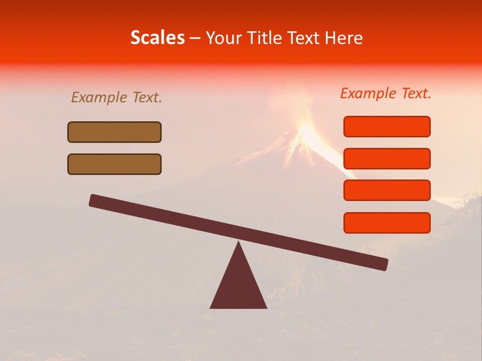 Flow Volcanic Power PowerPoint Template