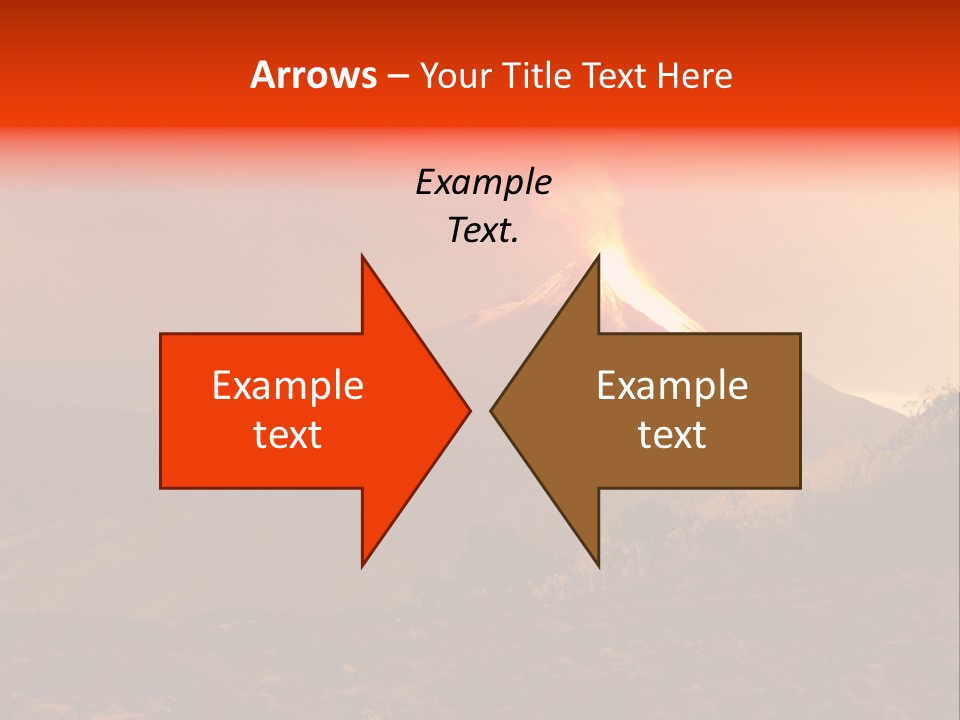 Flow Volcanic Power PowerPoint Template