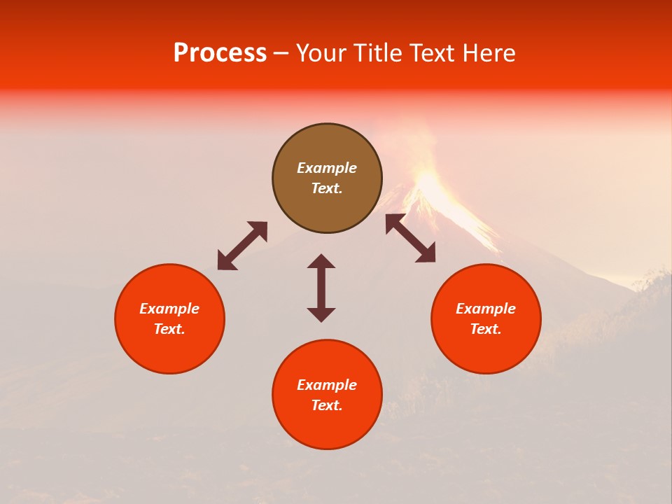 Flow Volcanic Power PowerPoint Template