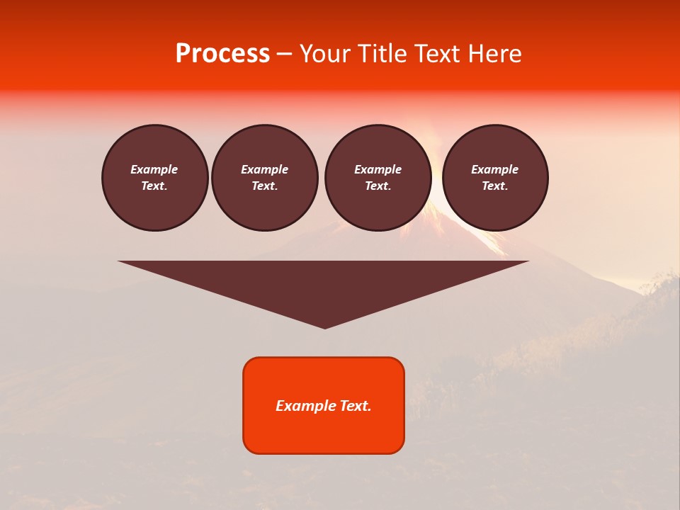 Flow Volcanic Power PowerPoint Template