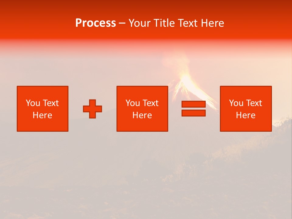 Flow Volcanic Power PowerPoint Template