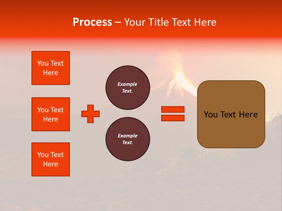 Flow Volcanic Power PowerPoint Template