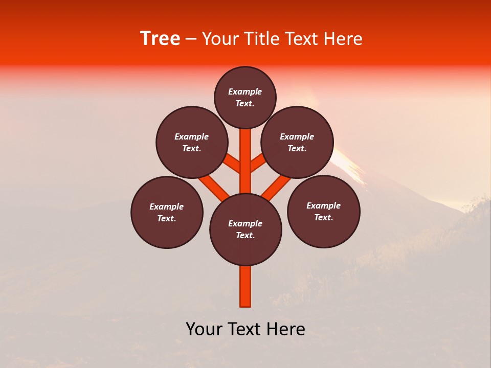Flow Volcanic Power PowerPoint Template