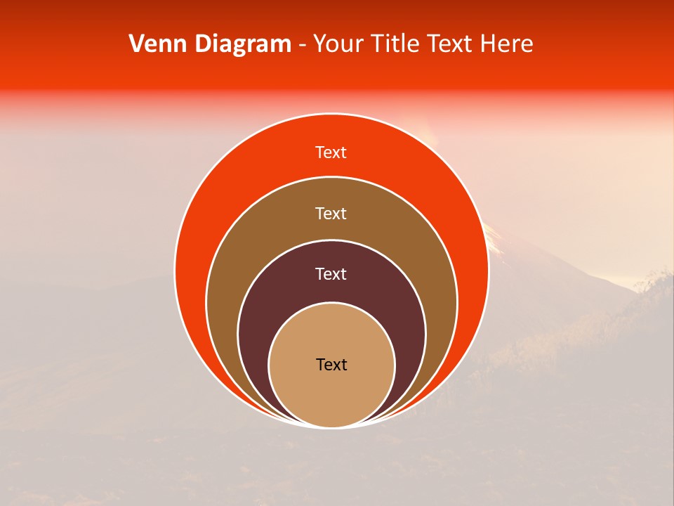 Flow Volcanic Power PowerPoint Template