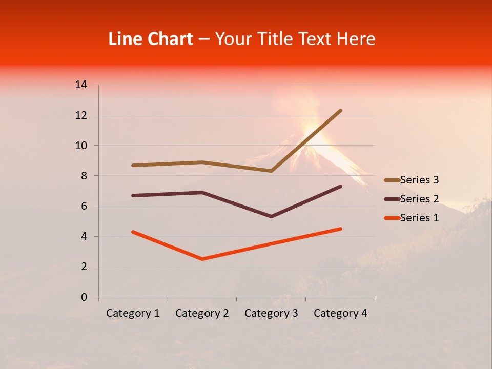 Flow Volcanic Power PowerPoint Template