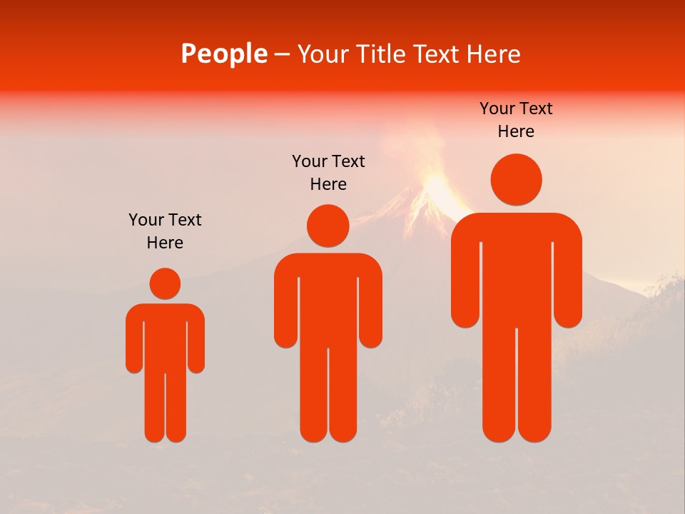 Flow Volcanic Power PowerPoint Template