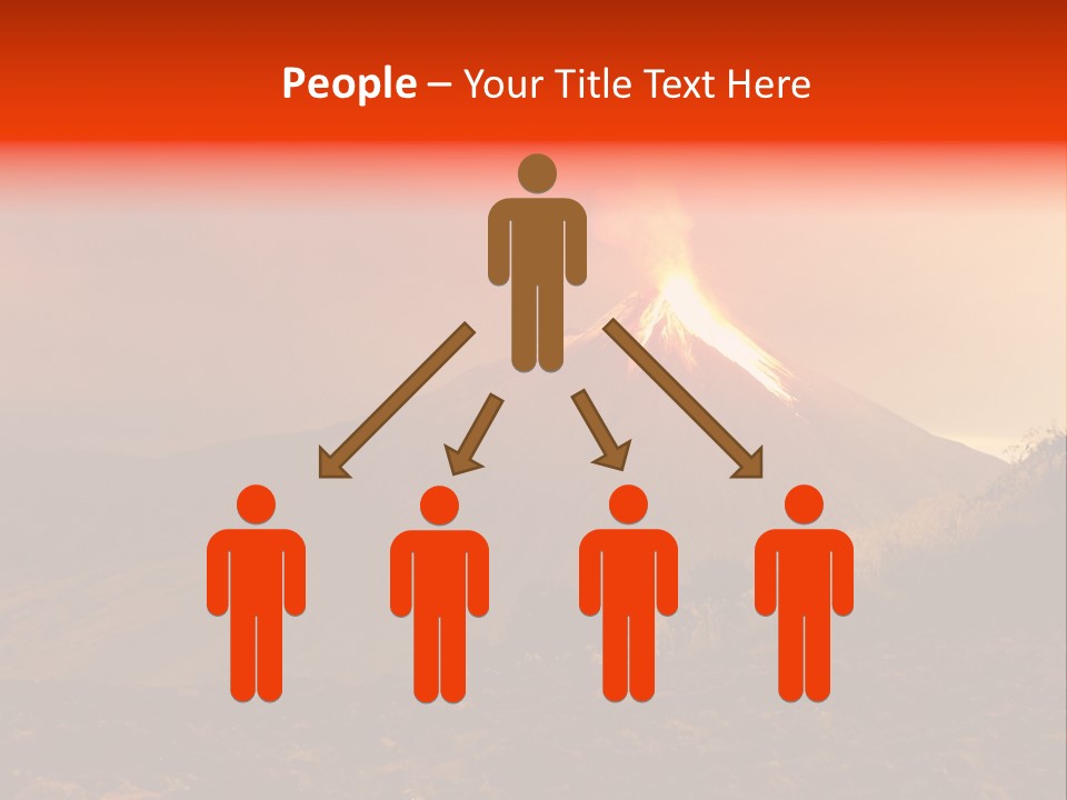 Flow Volcanic Power PowerPoint Template