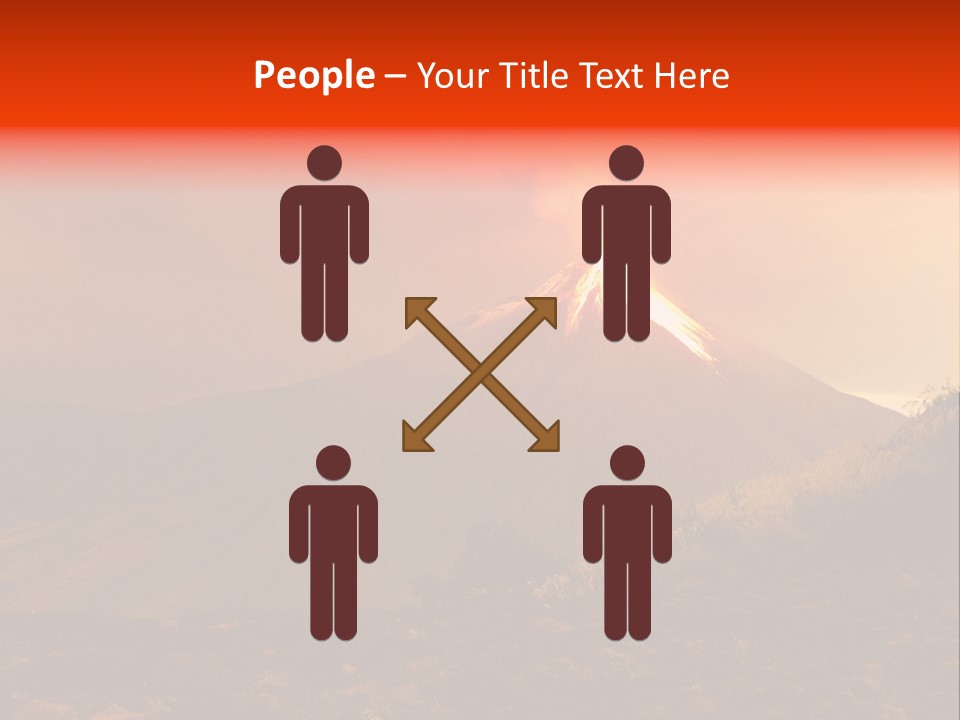Flow Volcanic Power PowerPoint Template