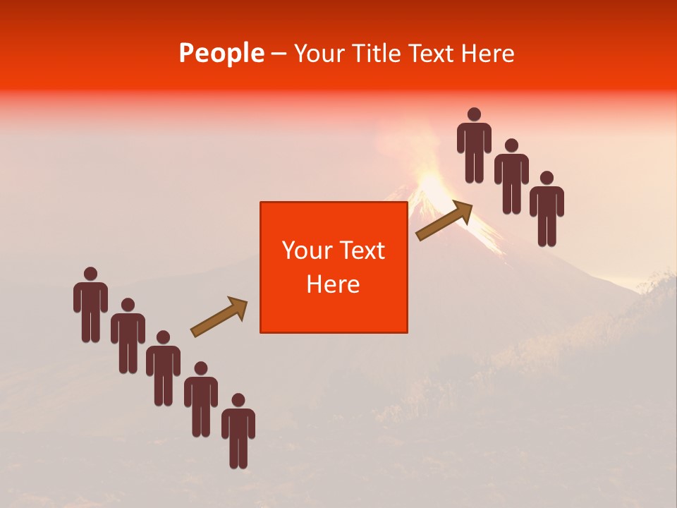 Flow Volcanic Power PowerPoint Template