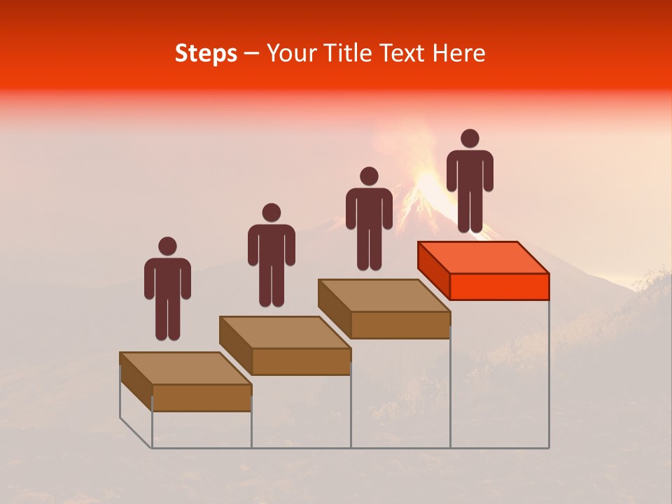 Flow Volcanic Power PowerPoint Template