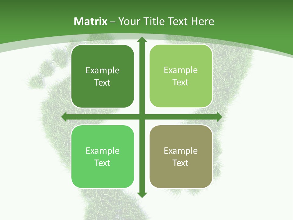 Walk Track Greenhouse PowerPoint Template