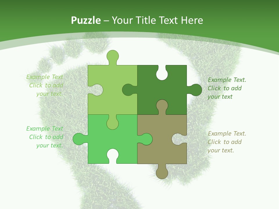 Walk Track Greenhouse PowerPoint Template